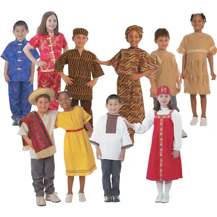 Multicultural Dress Up Costume Set