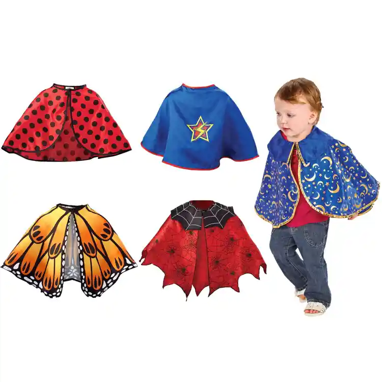 Toddler Dress-Up Capes, Set of 5