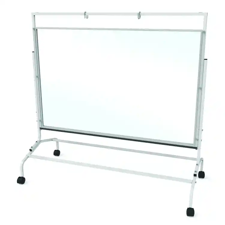 Clear Dry-Erase Wide Room Divider