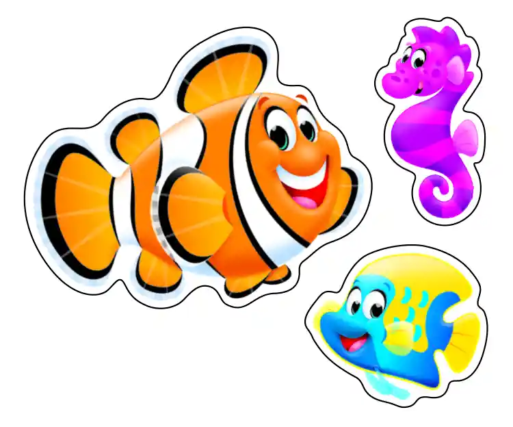 Sea Buddies™ Super Shapes Stickers